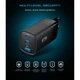 Зарядний пристрій Armorstandart 2xUSB-C + 1xUSB 67W GaN black (ARM88384) Armorstandart ARM88384 1046058 - зображення 8