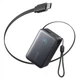 Батарея універсальна Anker 10000mAh Nano 45W Built-In USB-C Cable Black (A1638H11) ANKER A1638H11 1046359 - зображення 1