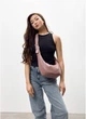 Женская сумка Хобо из экокожи SAMBAG Пудровый (5441030813) - изображение 5