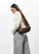 Женская сумка Хобо из экокожи SAMBAG Шоколадный (5437030813) - изображение 10