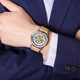 Годинник наручний Skmei M035LSILTBN Silver-Light Brown Leather - зображення 4