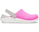 Крокси дитячі сабо Crocs LiteRide Clogs Electric Pink/White 31 рожеві - изображение 5