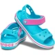 Крокси босоніжки Crocs Crocband Sandal Digital Aqua 25 блакитні - изображение 4