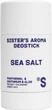 Твердий дезодорант Sister's Aroma Deostick Sea Salt для заспокоєння шкіри та захисту від запаху з ароматом морської солі 50 г - зображення 1