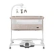 Детская приставная кроватка с автоукачиванием CARRELLO Bloom CRL-10304 Cream Beige Wooden с рождения - изображение 3