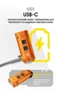 Ліхтар наключний Nitecore TIP3 MCT (USB Type-C, 720Лм, 92м, 650мАг), чорний - зображення 6