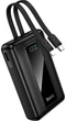 УМБ Павербанк HOCO J162A 20000 mAh 22.5W USB/Type-C Power Bank зі швидкою зарядкою 22.5W+PD20W та вбудованими кабелями Type-C/Lightning Black - зображення 3