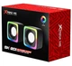 Комп'ютерні колонки Акустика для ПК XTRIKE ME SK-201 з RGB підсвідкою 3Wx2, 3.5mm+USB Black - зображення 6