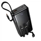 УМБ Зовнішній акумулятор Павербанк HOCO J156A 20000 mAh 22.5W USB/Type-C із швидкою зарядкою PD20W+QC3.0 та вбудованими кабелями USB/Micro/Type-C/Lightning Black - зображення 4