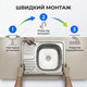 Мийка кухонна Vivia 60×60см накладна раковина нержавіюча сталь з переливом квадратна для кухні дому дачі - зображення 8