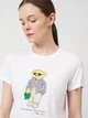 Футболка бавовняна жіноча Polo Ralph Lauren 11745 M Біла (smt2000000045924) - зображення 4