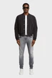 Чоловічий чорний бомбер Varsity leather jkt G-Star S D26928,C408 - изображение 2