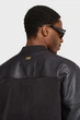Чоловічий чорний бомбер Varsity leather jkt G-Star S D26928,C408 - изображение 5