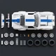 Преміум машинка-конструктор Mattel Brick Shop Hot Wheels Elite Corvette Grand Sport 918 деталей (JGR31) - зображення 2