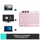 Клавиатура Logitech MX Keys Mini Wireless Illuminated UA Rose (920-010500) - изображение 3