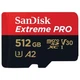 Карта памяти SanDisk microSD 512GB C10 UHS-I U3 Extreme Pro V30+SD - изображение 1