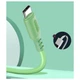 Кабель ColorWay USB-USB Type-C, soft silicone, 2.4А, 1м, Green (CW-CBUC042-GR) - зображення 3