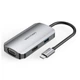 Док-станція USB3.1 Type-C --> HDMI/VGA/USB 3.0/PD 100W Hub 4-in-1 Vention - зображення 1