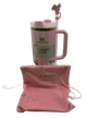 Термос термочашка Stanley Quencher H2.0 Tumbler з нержавіючої сталі 1,18 л Labubu Pink KT8005201 - зображення 6