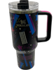Термос термокружка Stanley Quencher H2.0 Tumbler из нержавеющей стали 1,18 л Rockstar Neon Black KT7001983 - изображение 7
