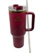 Термос термочашка Stanley Quencher H2.0 Tumbler з нержавіючої сталі 1,18 л Barbie Pink Gold KT7001981 - зображення 3