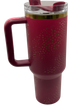 Термос термочашка Stanley Quencher H2.0 Tumbler з нержавіючої сталі 1,18 л Barbie Pink Gold KT7001981 - зображення 7
