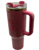 Термос термокружка Stanley Quencher H2.0 Tumbler из нержавеющей стали 1,18 л Barbie Hot Pink Gold KT7001982 - изображение 6