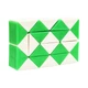 Головоломка Змійка Рубіка IGR67(Green) маленька 3,5x5,5 см, двокольорова - зображення 1