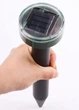 Отпугиватель кротов, грызунов и змей на солнечной батарее Garden Solar, ультразвуковой отпугиватель для грызунов в землю, черный - изображение 2