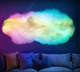 LED світильник підвісний нічник 3D "Хмара", з RGB підсвічуванням та пультом управління, музичною синхронізацією, таймер відключення, легка установка, білий - зображення 9