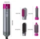 Стайлер Hot Air Styler 5в1 для укладання волосся, 1000 Вт, 5 насадок, з кейсом, для різних типів волосся з функціями надання об'єму, випрямлення, завивки, сірий - зображення 5