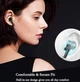 Бездротові навушники AirDots Air2S, з LCD екраном, 106 дБ Bluetooth 5.0, до 12 годин роботи з кейсом, керування музикою та викликами + вбудований мікрофон, чорні - зображення 7