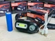 Налобный фонарь Bailong BL 1801A, LED XPE + COB со встроенным аккумулятором 18650, сенсор движения, 3 режима работы, черный - изображение 6