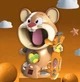 Интерактивная игра Воздушный тир Hamster with gunner, Хомяк с дисплеем счета, Пистолет с мячиками и мишенью, безопасный игровой набор для детей - изображение 7
