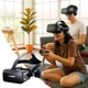 Очки виртуальной реальности с наушниками VR Park HF-6603, + Bluetooth контроллер, для телефонов iOS/Android, с регулировкой размера и фокуса, черные - изображение 3