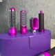 Стайлер 5в1 HAIR BRUSH Styler для различных типов волос, с функциями придания объема, выпрямления, укладки + кейс для хранения, фиолетовый - изображение 5