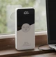 Потужний Power Bank 15 000 мАг, компактний зовнішній акумулятор 22.5W, бездротове заряджання + цифровий дисплей, одночасне підключення 3 пристроїв, білий - зображення 7