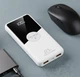 Потужний Power Bank 15 000 мАг, компактний зовнішній акумулятор 22.5W, бездротове заряджання + цифровий дисплей, одночасне підключення 3 пристроїв, білий - зображення 10