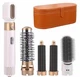 Професійний мультистайлер 5 в 1 HAIR BRUSH Styler, 1000 Вт, 5 насадок, з функціями об'єму, випрямлення, накручування + кейс, білий - зображення 3