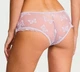 Сітчасті бузкові трусики чики з метеликами та рюшами (XL) Victoria's Secret - зображення 2