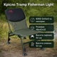 Кресло туристическое карповое складное Tramp Fisherman для кемпинга, рыбалки и отдыха, компактное TRF-033 - изображение 1