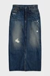 Жіноча темно-синя спідниця джинсова Viktoria Long Skirt wmn G-Star RAW 28 D24385,D499 - зображення 5