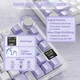 Ігрова клавітура Attack shark X820 Ultra White-purple з дисплеєм, ENG + UA, 75%, 4000mAh, Hot-Swap, RGB, 2.4GHz/Bluetooth/USB - изображение 12