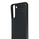Чохол для телефона Samsung Galaxy S22 (SM-S901B) карбоновий протиударний з високими бортами чорний - зображення 4