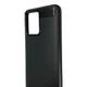 Чехол для телефона Realme 8 карбоновый противоударный с высокими бортами черный - изображение 4