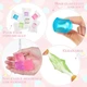 Набір антистрес іграшок Mochi Squishy Ice Cube (10 шт.) – сенсорні м’які кубики для стискання, прозорі squishies для дітей і дорослих - зображення 1