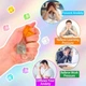 Набір антистрес іграшок Mochi Squishy Ice Cube (10 шт.) – сенсорні м’які кубики для стискання, прозорі squishies для дітей і дорослих - зображення 5