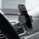 Автомобільний тримач з Бездротовим ЗП Proove Sonic 15W metal gray - зображення 3