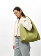 Женская сумка Хобо со съемным кошельком из экокожи SAMBAG Оливковый (54450341637) - изображение 2