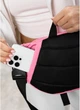 Большая женская тканевая поясная сумка бананка SAMBAG Розовый (5456038721) - изображение 9